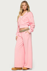 Camo Cool Contrast Low Rise Sweatpants