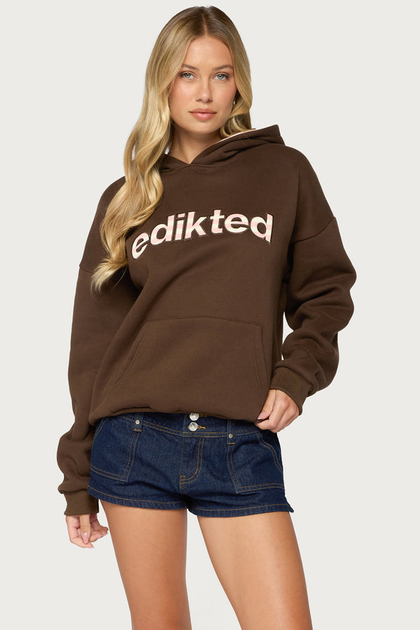 Edikted Stripey Hoodie view 1
