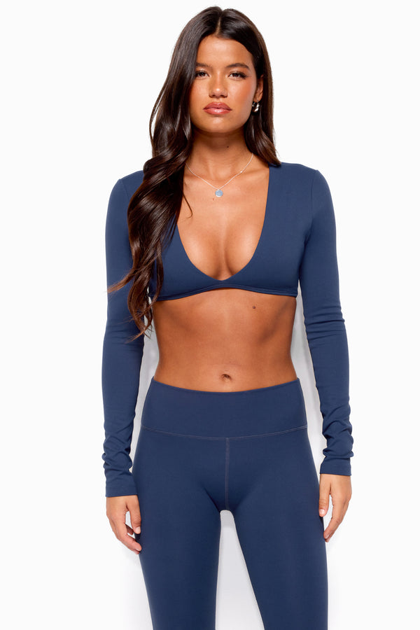 Faery Long Sleeve Crop Top view 1