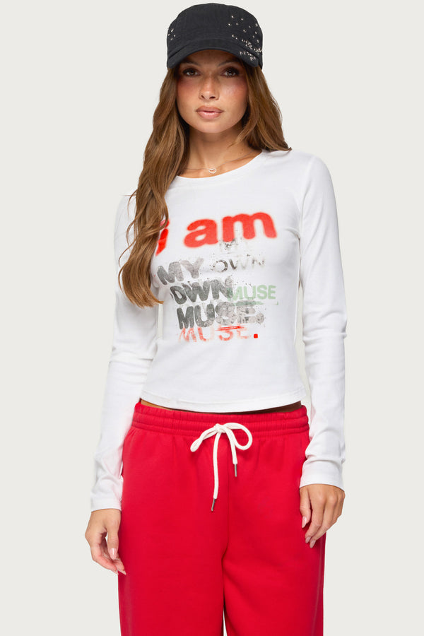 My Own Muse Long Sleeve Top view 1