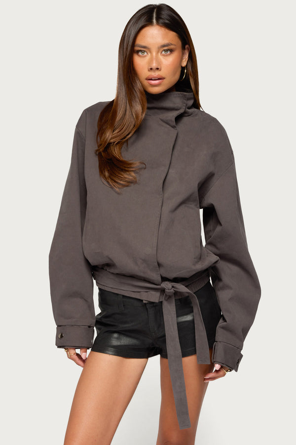 Aiza High Neck Jacket view 2