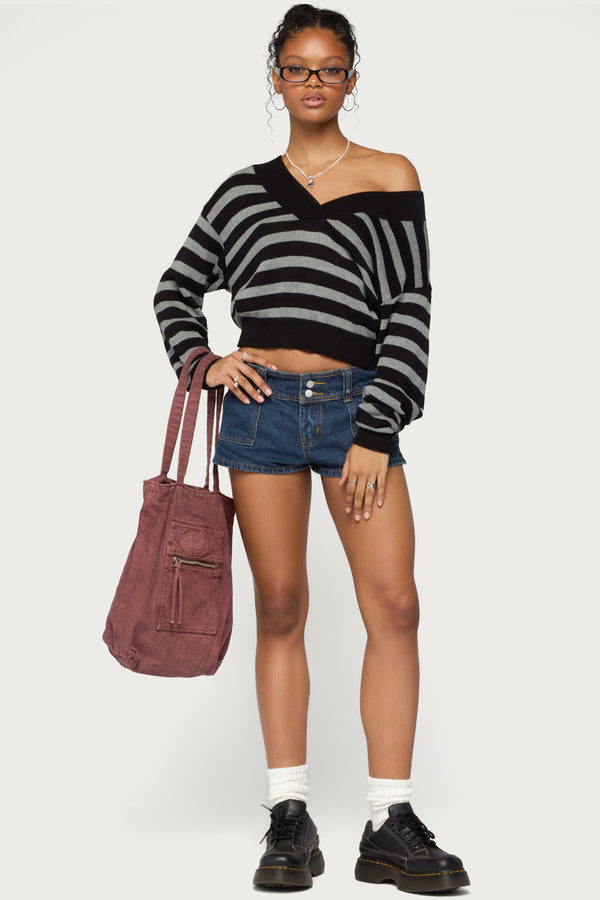Benz Striped Knit Sweater view 2