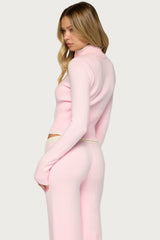 Hanin High Neck Knit Cardigan