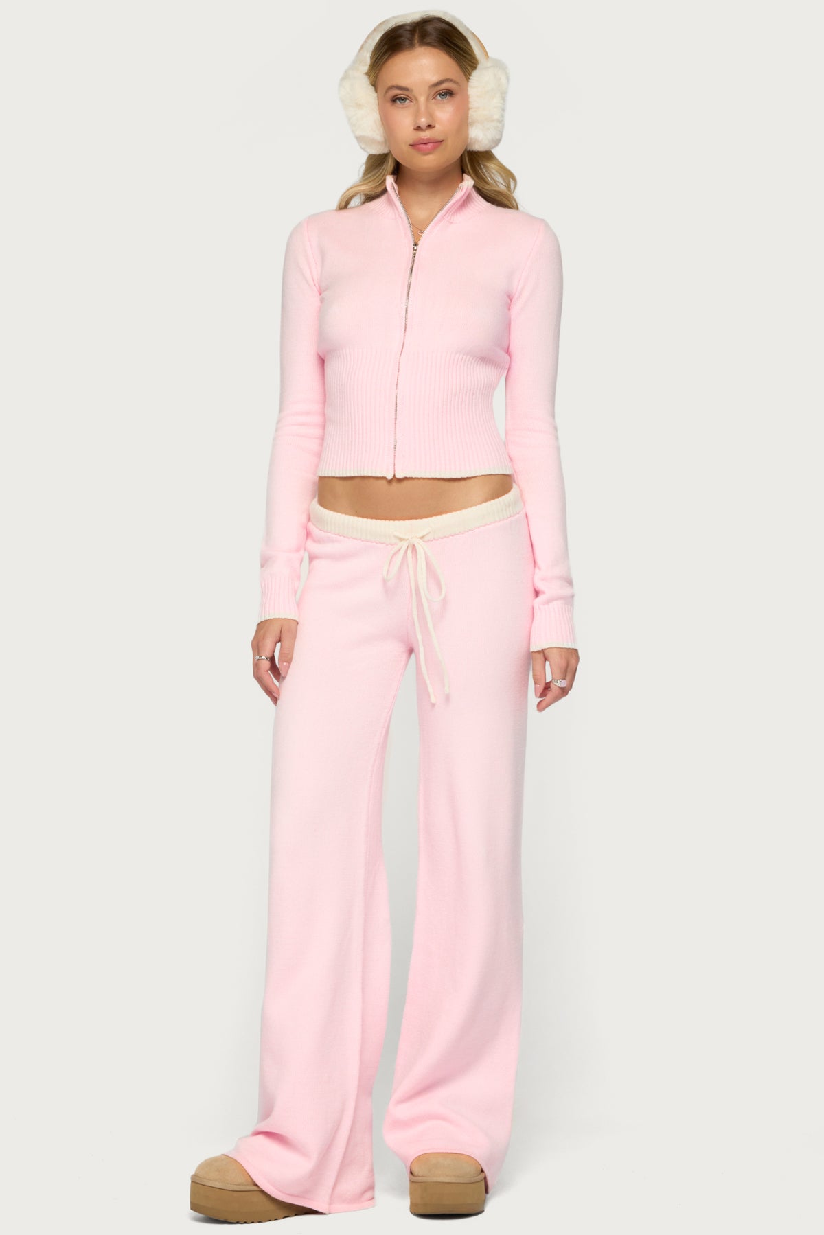 Hanin Straight Leg Knit Pants