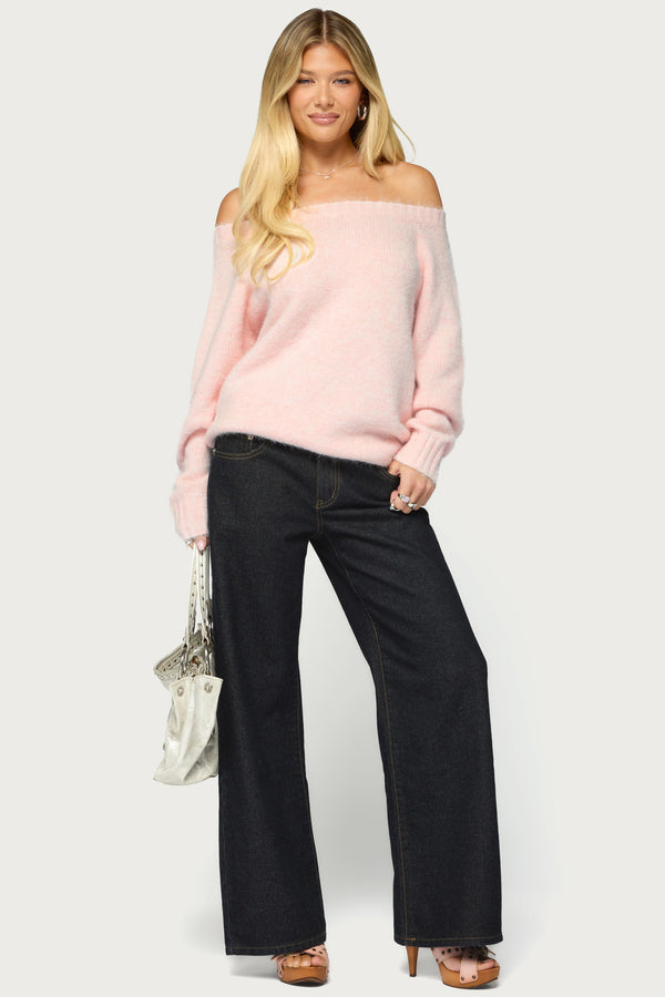 Hada Knit Off Shoulder Sweater view 2