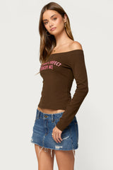 Miss Perfect Off Shoulder Top