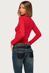 I Am The Blueprint Long Sleeve Top