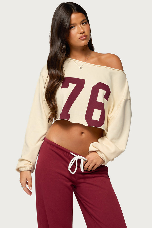 76 Off Shoulder Sweatshirt view 2