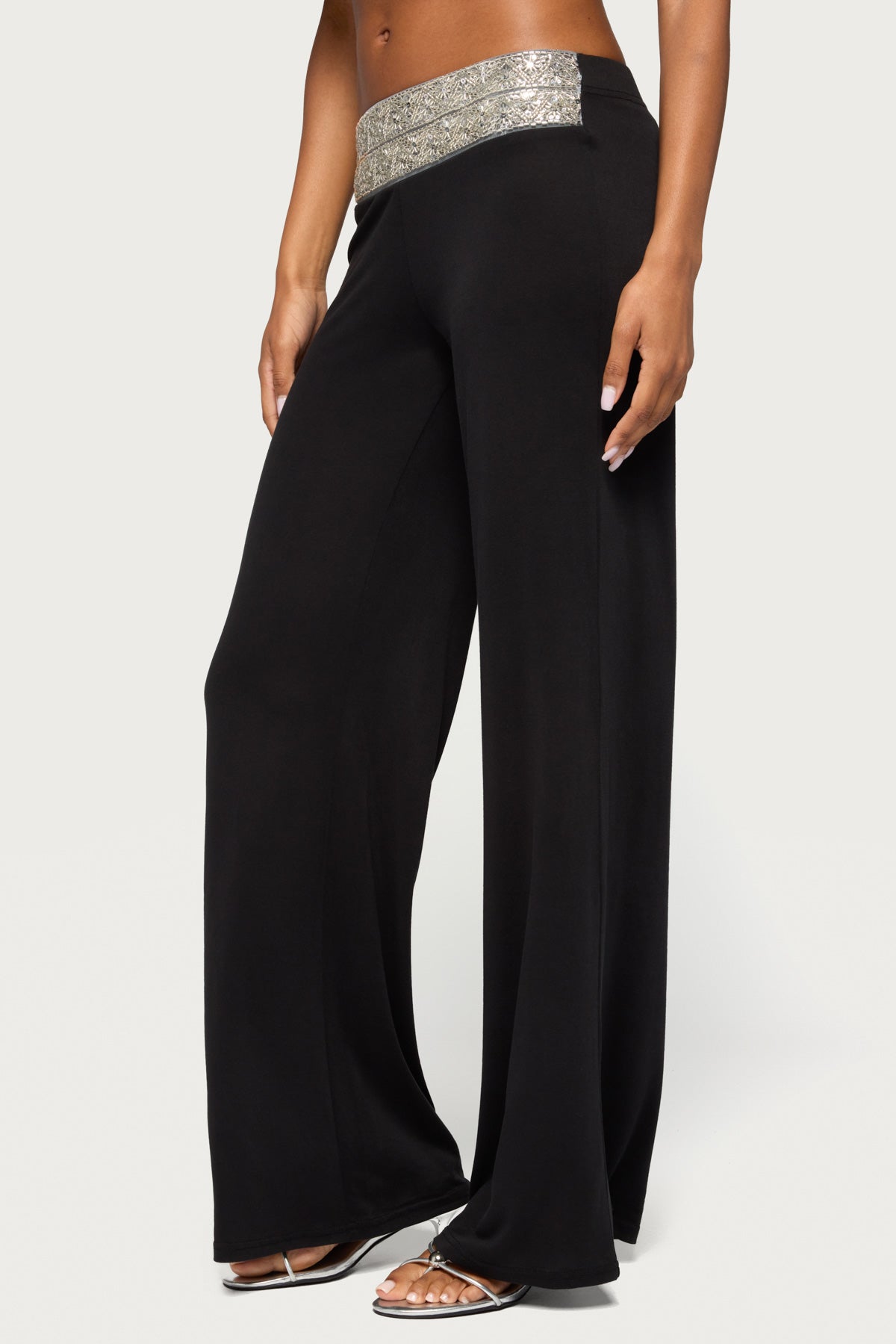 Tolly Beaded Straight Leg Pants