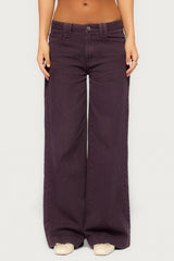 Haylee Low Rise Wide Leg Jeans
