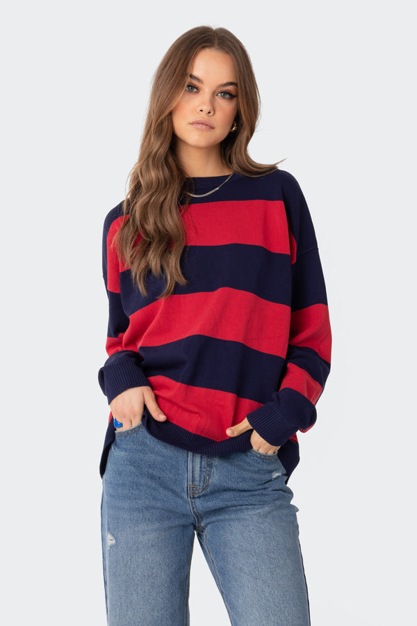 Logan Light Knit Oversized Sweater view 2