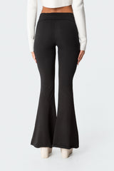 Naomi Foldover Flared Leggings