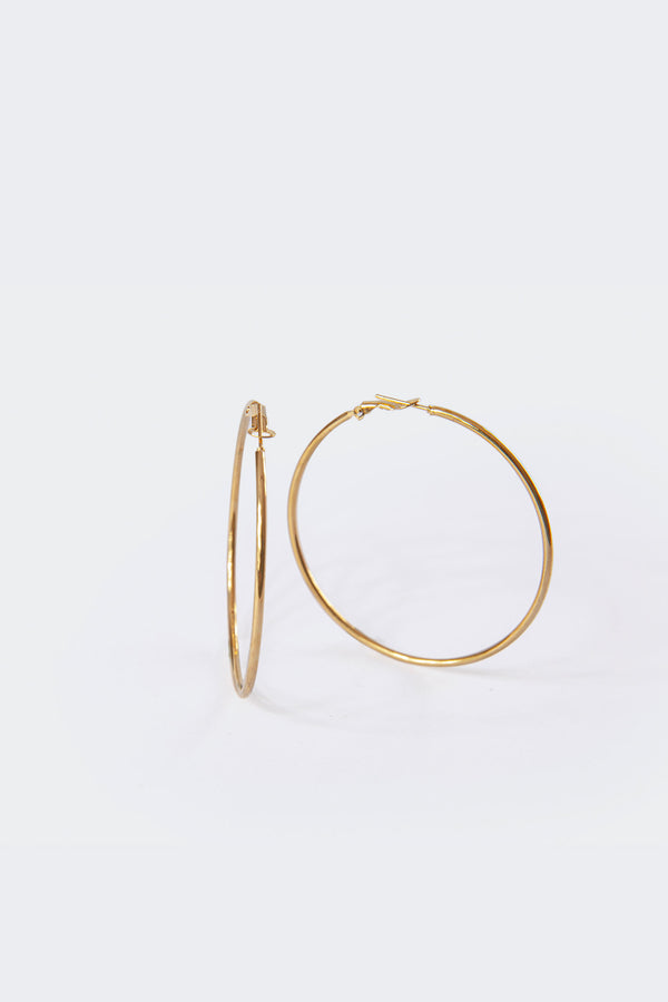 Pure Hoop Earrings view 2