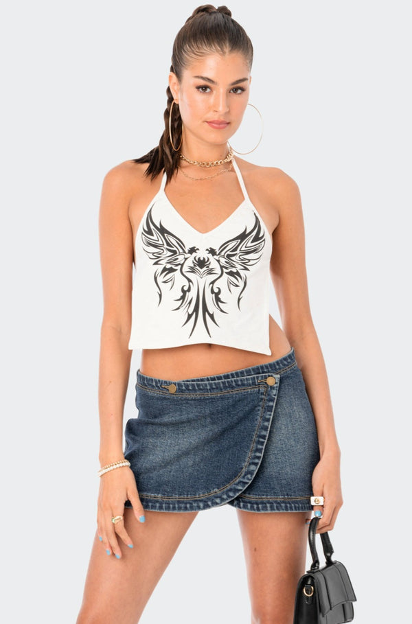 Bella Open-Back Top view 1