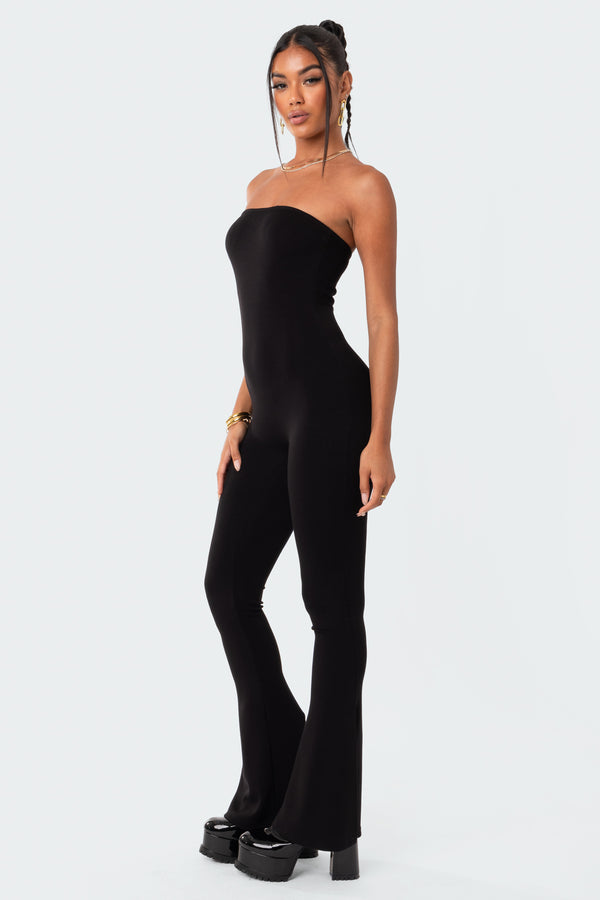 Melina Side Slits Flared Jumpsuit view 2
