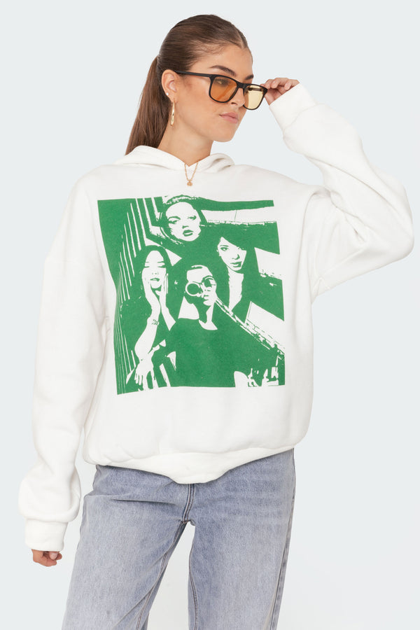Mono Print Hoodie view 2