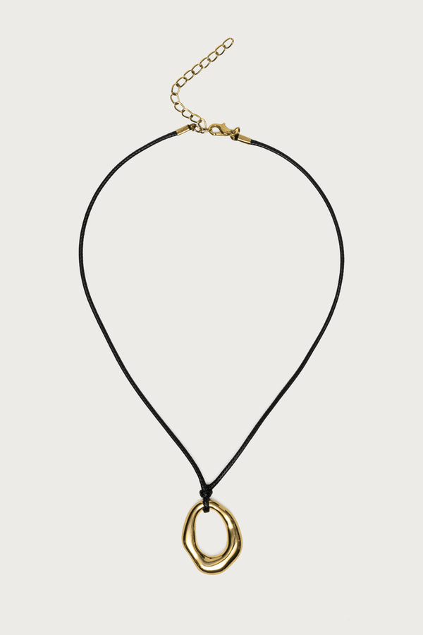 Hoop Cord Necklace view 2