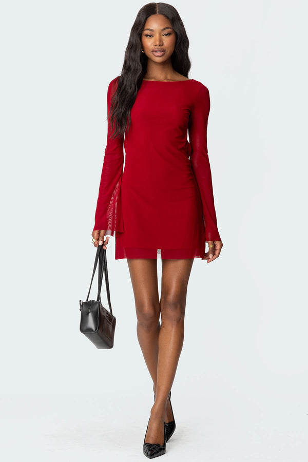 Reena Backless Mini Dress view 2
