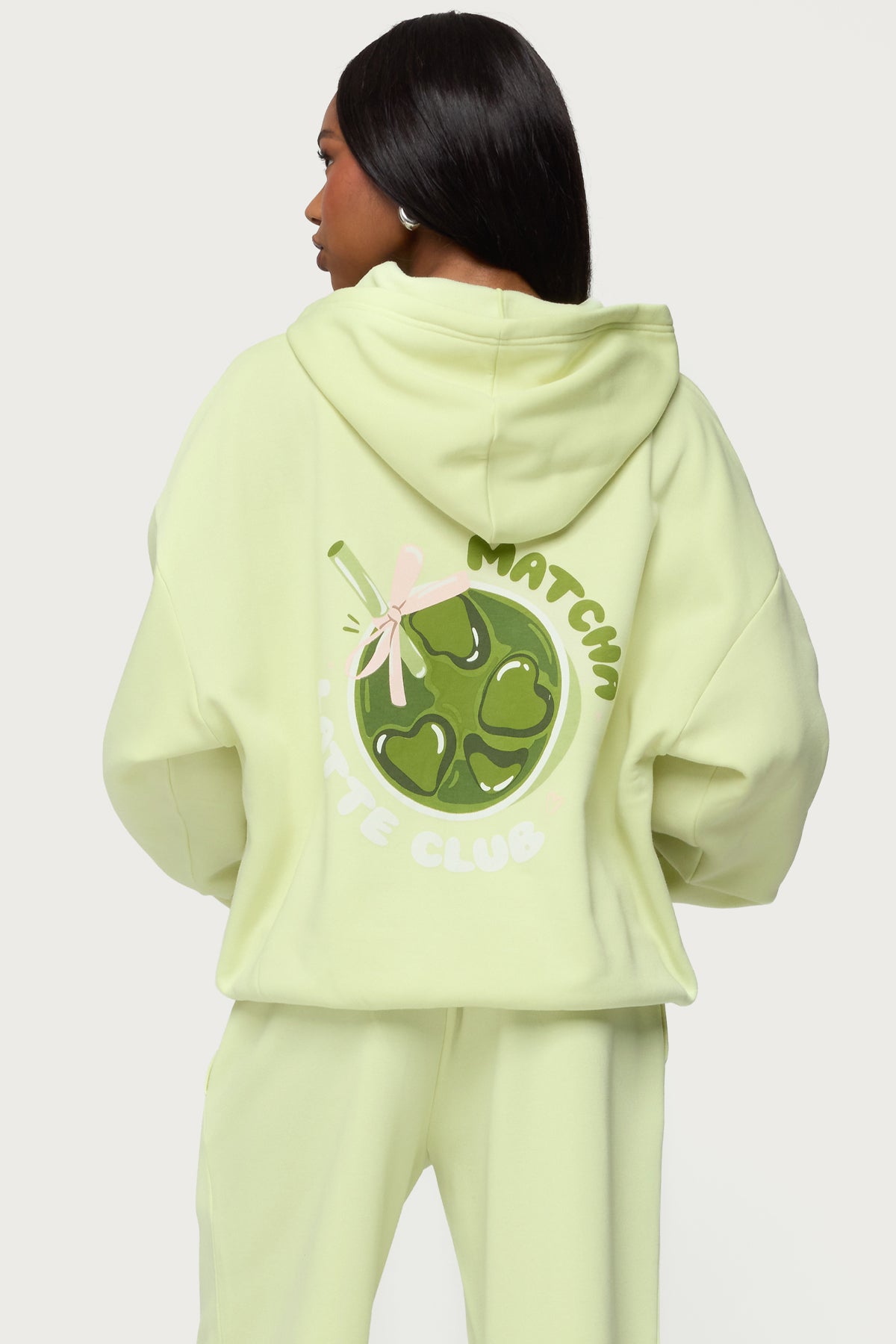 Matcha Lover Oversized Hoodie