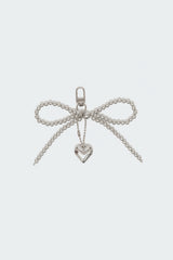 Tied Up Heart Purse Charm