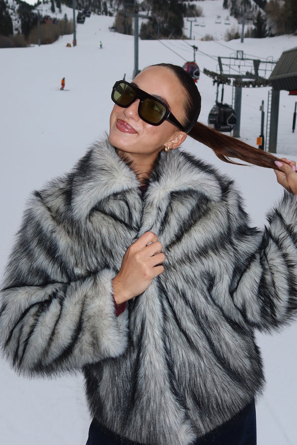 Mob Wife Faux Fur Jacket view 1