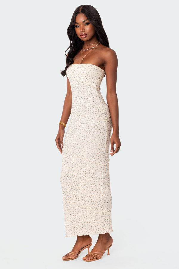 Lynn Ribbed Maxi Dress view 2