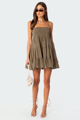 Ivory Oversized Mini Dress