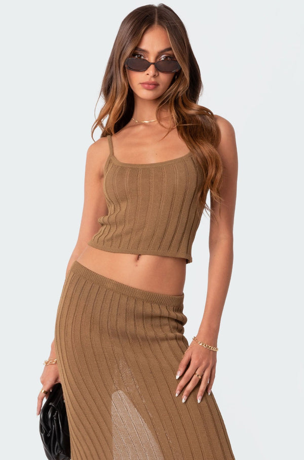 Quynh Knitted Tank Top view 1