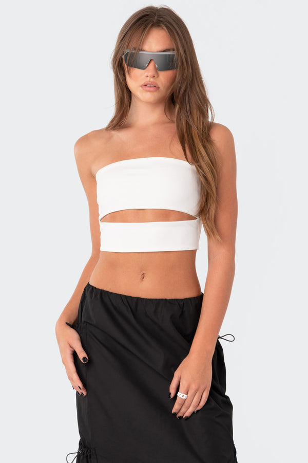 Darcey Cut-Out Tube Top view 1