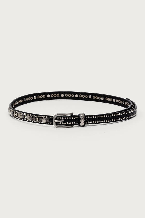 Get Studded Faux Leather Belt view 2