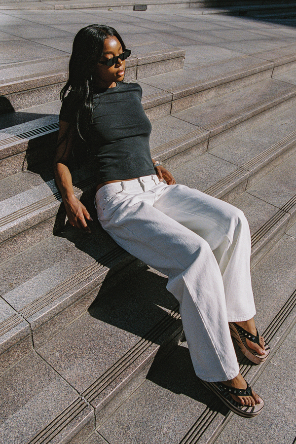 Roman Low Rise Baggy Jeans view 2
