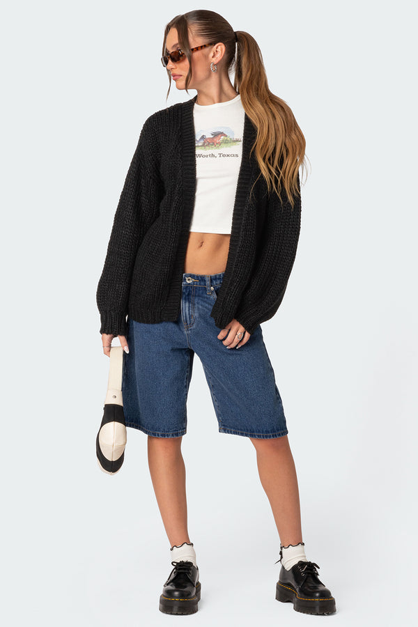 Anina Oversized Knit Cardigan view 1