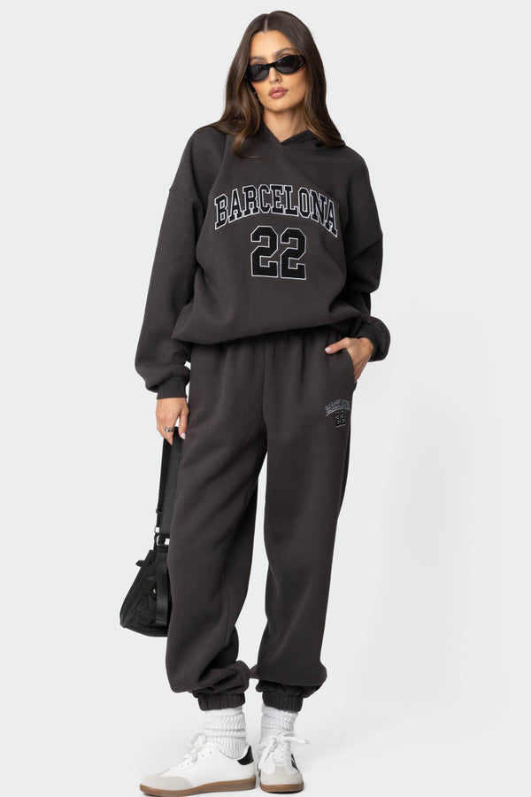 Barcelona Oversized Hoodie view 2