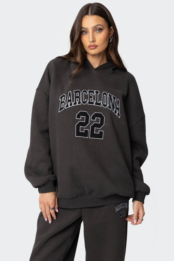 Barcelona Oversized Hoodie view 1