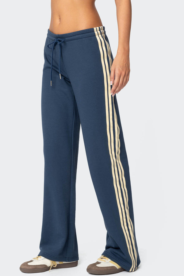 Averie Contrast Striped Sweatpants view 2