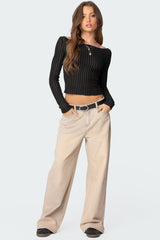 Dusty Washed Low Rise Baggy Jeans