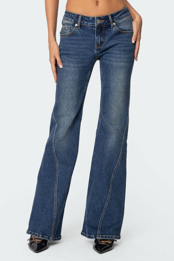 Colton Low Rise Bootcut Jeans view 2