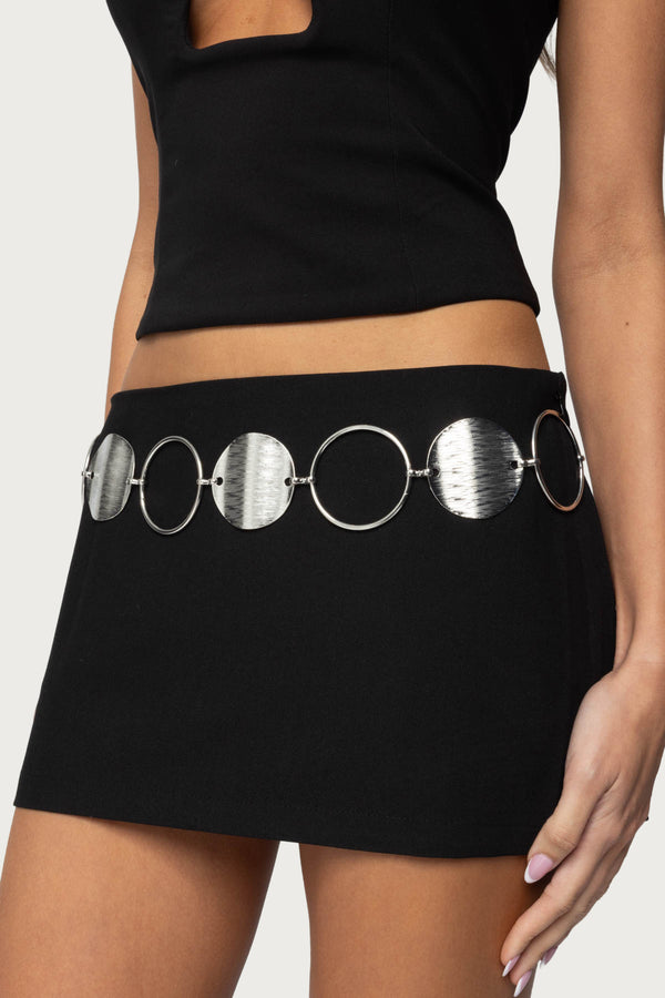 Chunky Circle Chain Belt view 1