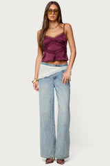 Tamar Satin Effect Tank Top