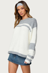 Nogah Stripey Oversized Sweater