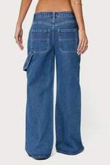 Connie Low Rise Baggy Carpenter Jeans