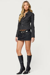 Ilia Polka Dot Button Up Shirt