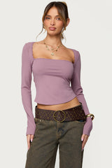 Polly Lacey Tie Back Top