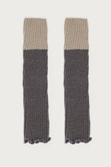 Bundled Babe Contrast Ribbed Leg Warmers
