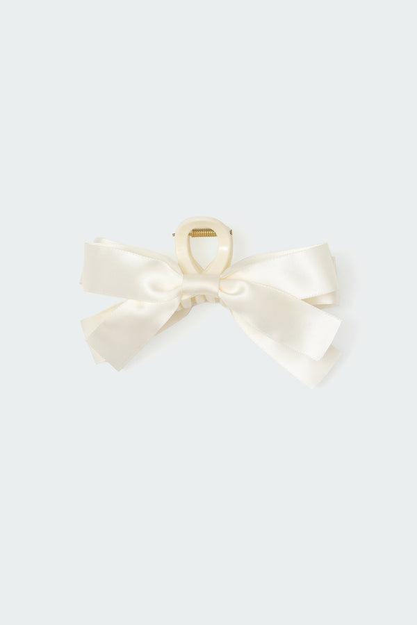 Satin Effect Bow Hair Clip view 2