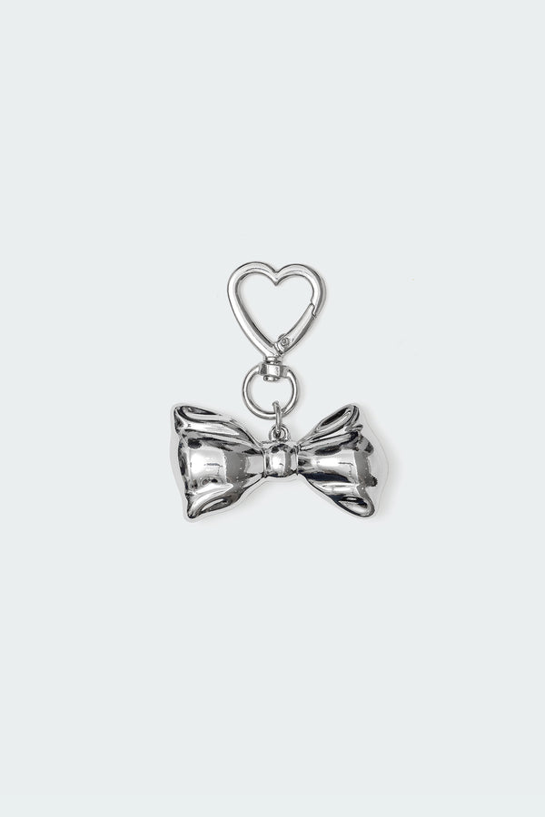 Metal Bow Bag Charm view 2