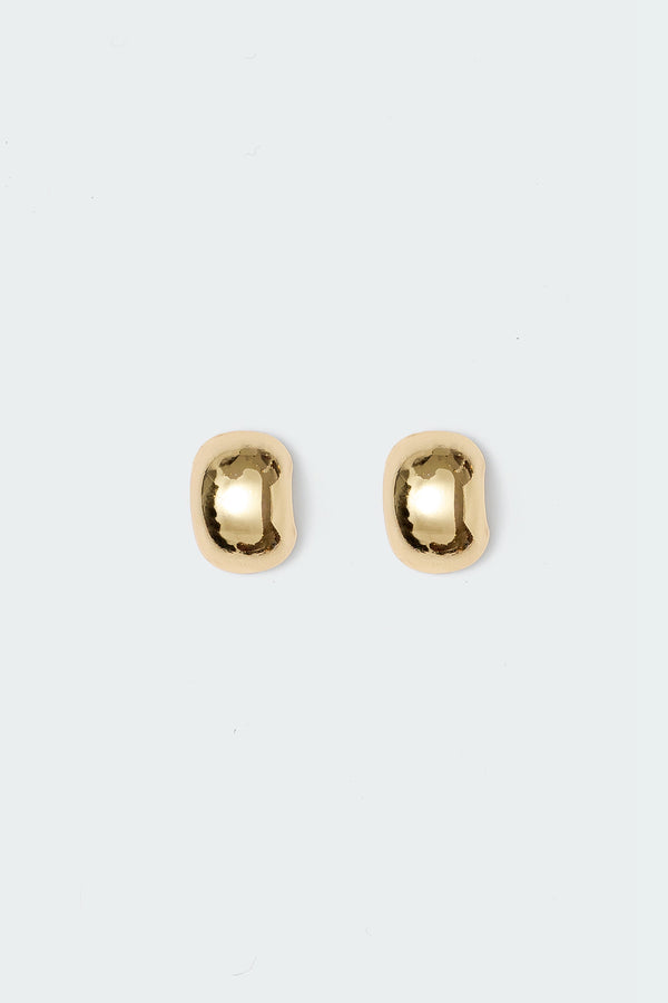 Half Hoop Chunky Stud Earrings view 2