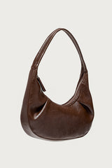 So Chic Faux Leather Shoulder Bag