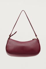 Zinnia Faux Leather Buckle Bag