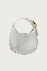 Buckle Strap Faux Leather Bag